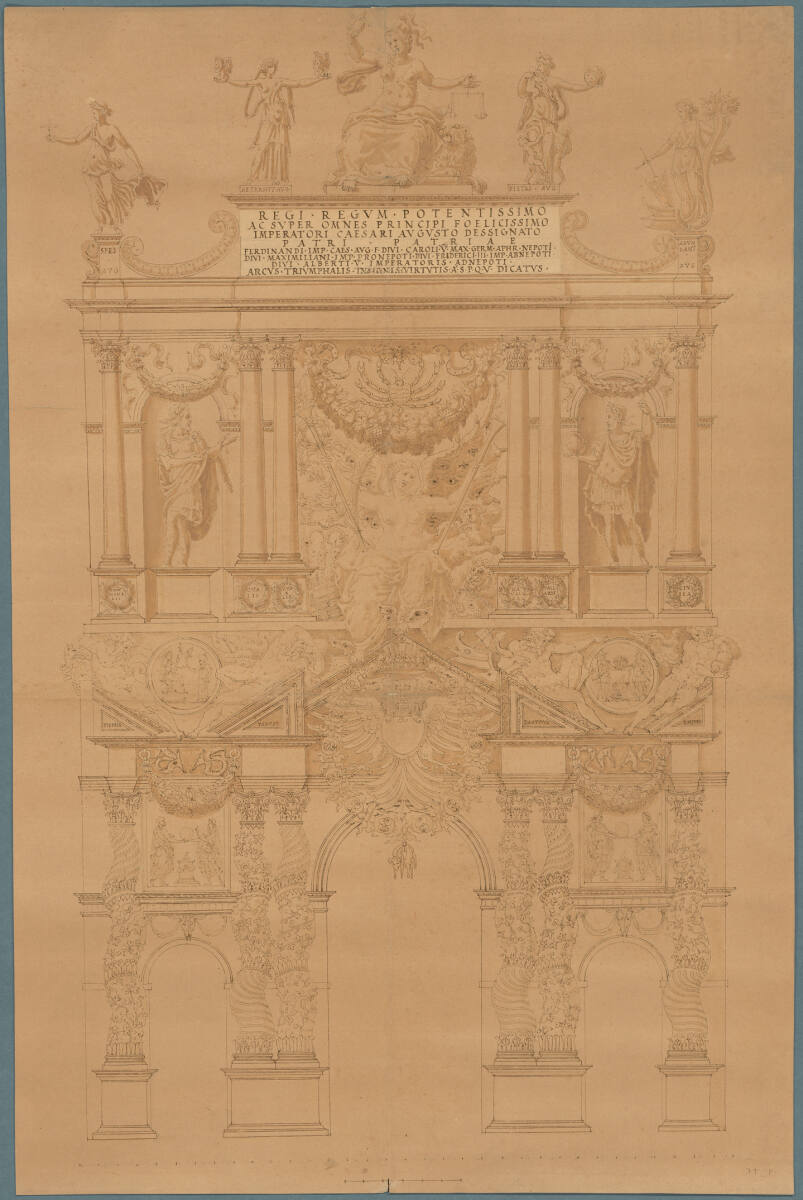 Anonym, Triumphpforte in Augsburg 1562-1564