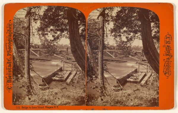 Charles Bierstadt, Bridge to Luna Island, Niagara N.Y.