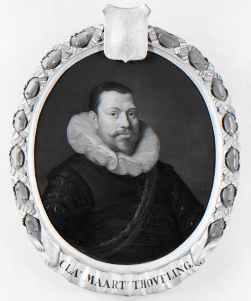 Pieter van der Werff, Portrait of Claes Maertensz Thoveling, Director of the Rotterdam Chamber of the Dutch East India Company, elected 1619