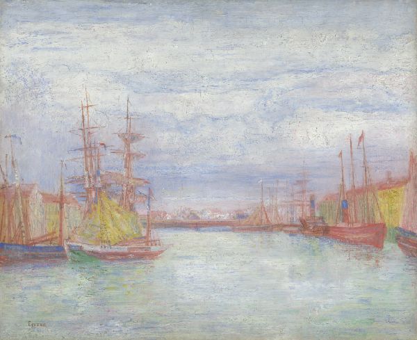 James Ensor, Ostend Harbour