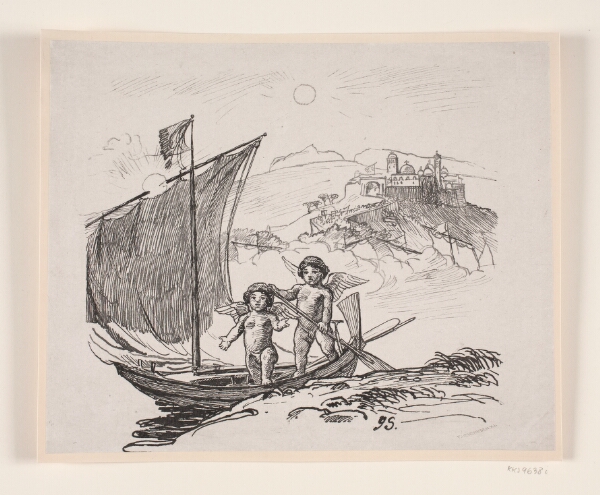 F. Hendriksen, Illustration til Grundtvig: "Den signede dag"