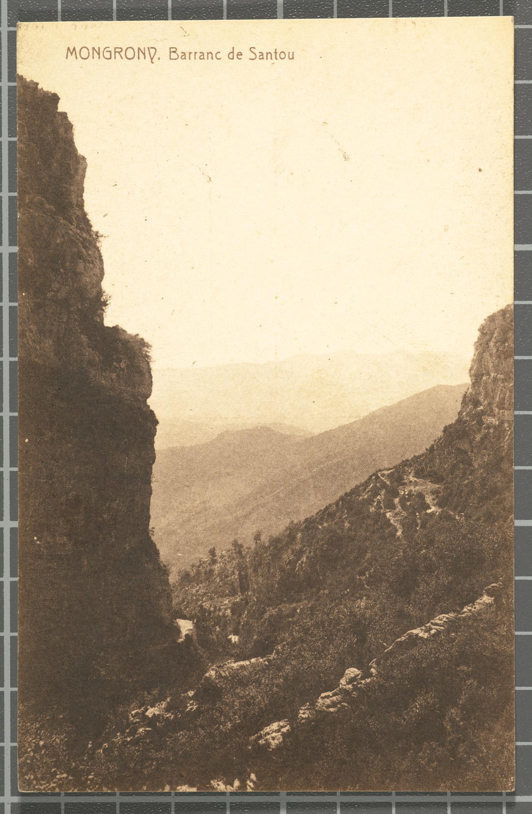 Desconegut, Montgrony. Barranc de Santou