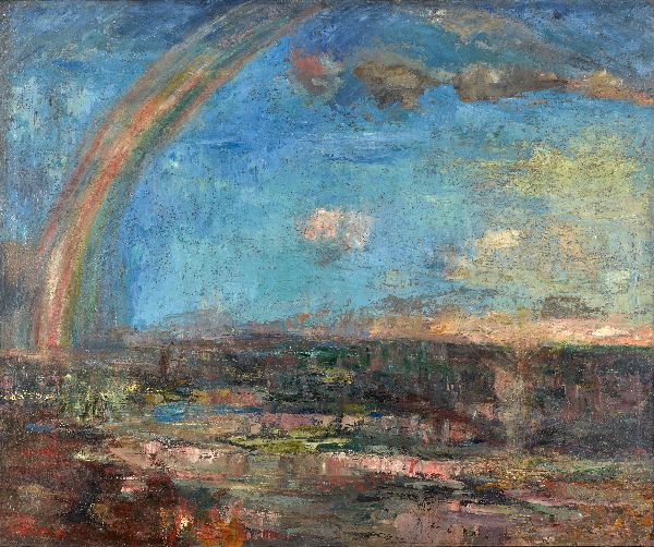 James Ensor, Christ Walking on Water, Rainbow on the Left