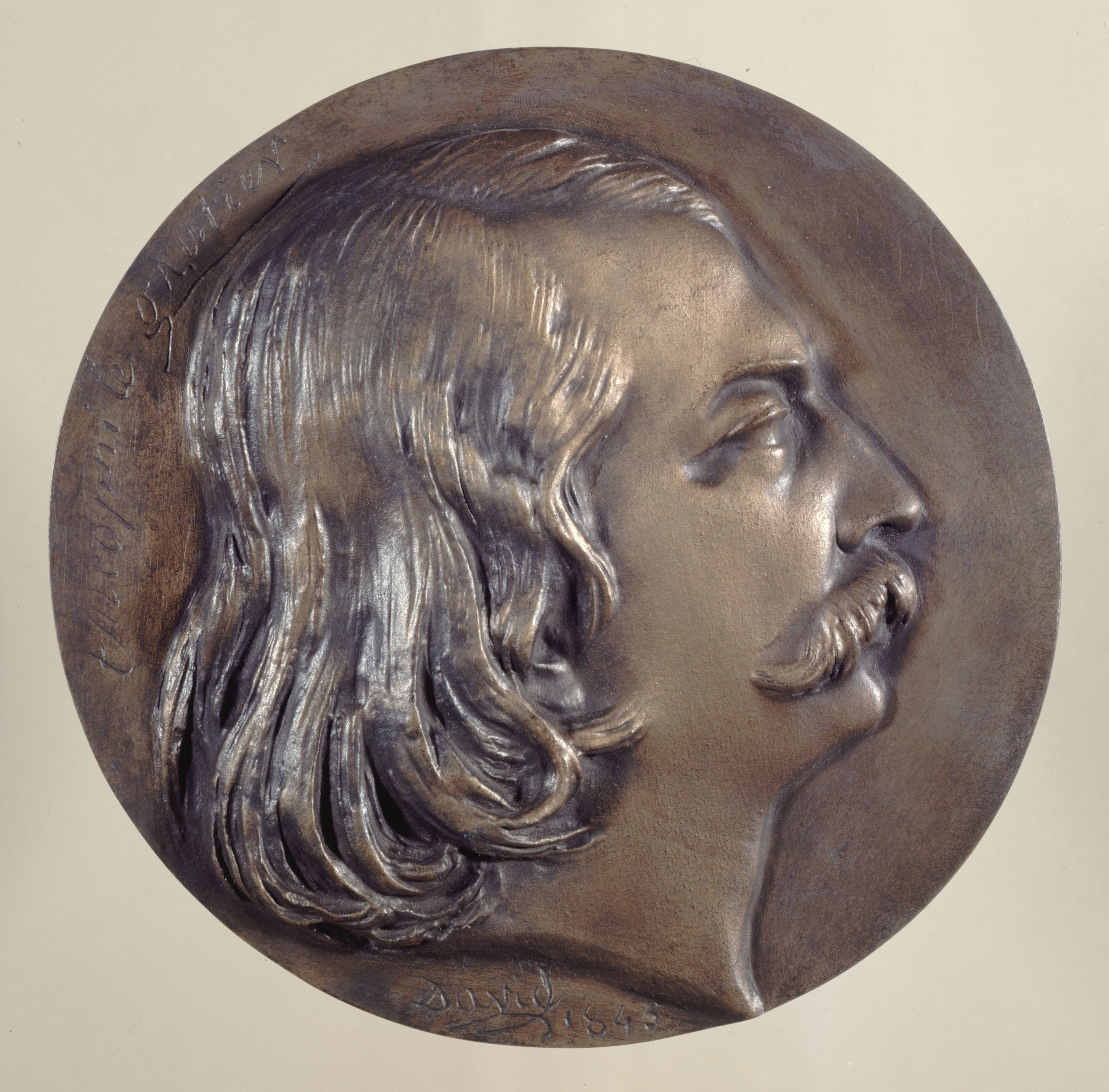 David d'Angers, Portrait de Théophile Gautier (1811-1872), écrivain