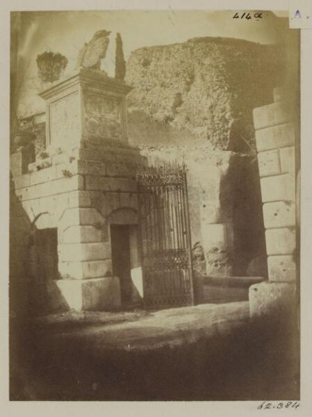 Parker, John Henry, Walls of Rome. The Muro Torto, with modern Gate of the Villa Borghese.