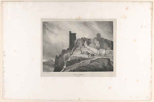 Eugène Isabey, The Dungeon of Polignac