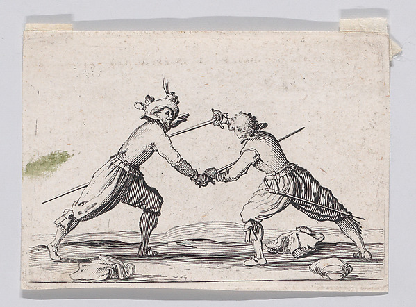 Anonymous, Copy of Le Duel a L'Épée (The Duel with Swords), from "Les Caprices"