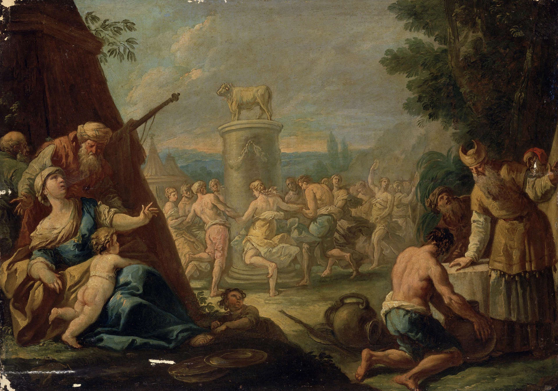 Domenico Gargiulo, Adoration of the Golden Calf