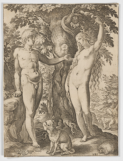 Hendrick Goltzius, Adam and Eve