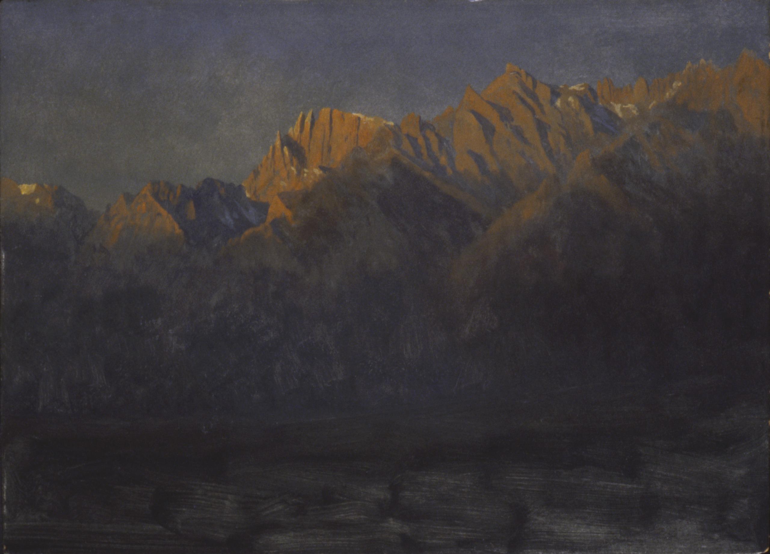 Albert Bierstadt, Sunrise in the Sierras