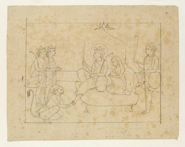 Unknown, Rama, Sita and Hanuman