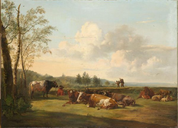 Pieter Gerardus van Os, Landscape with Cattle