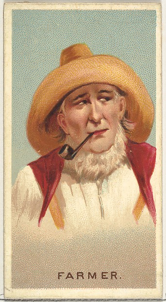 Allen & Ginter, Farmer, from World's Smokers series (N33) for Allen & Ginter Cigarettes
