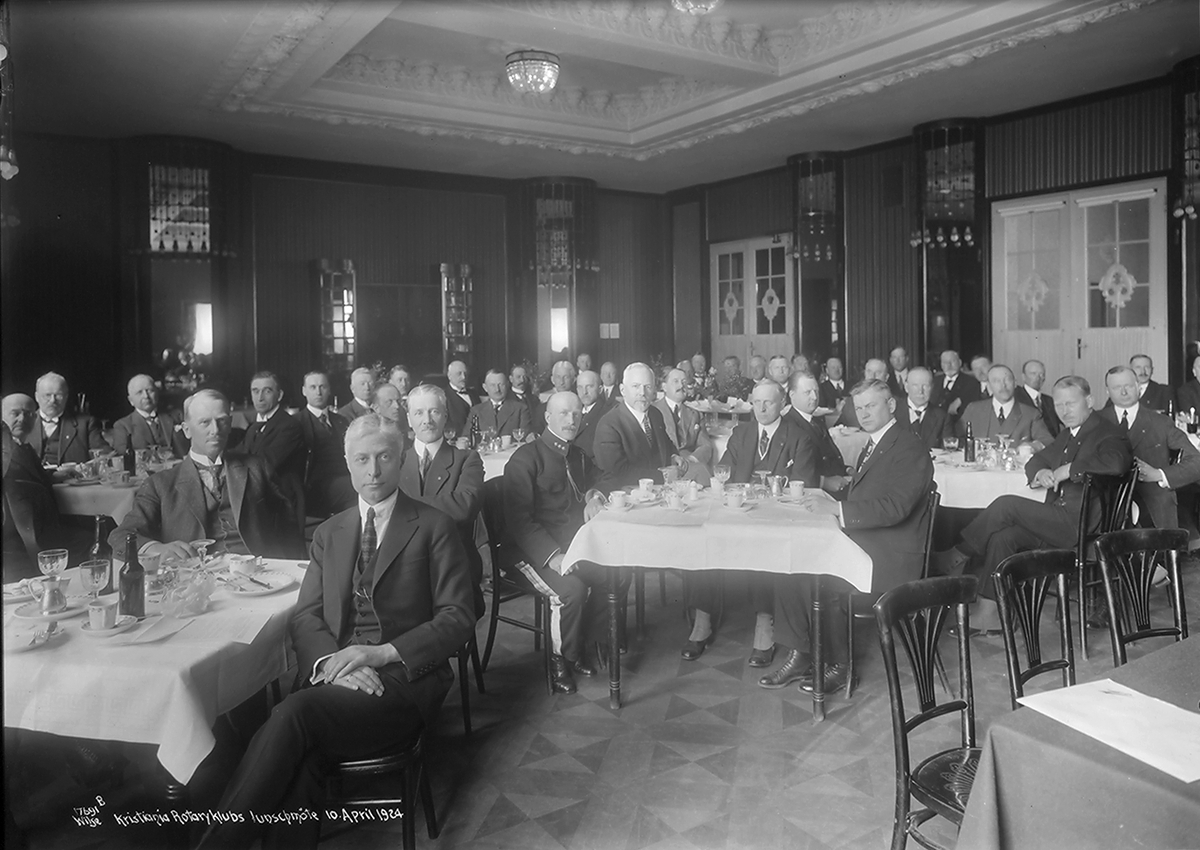Anders Beer Wilse, Prot: Rotary lunsjmøte