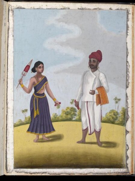 Unknown, A silk-weaver and his wife
