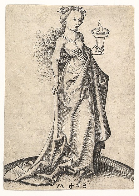 Martin Schongauer, The Second Wise Virgin