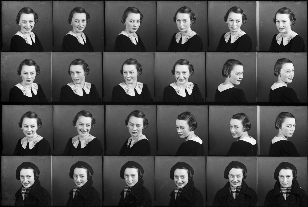 Skötsner-Edhlund, Britta Fröman från Ed, Börstil socken, Uppland 1937