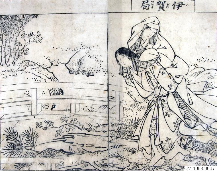 Nishikawa Sukenobu, Träsnitt, Bildkonst, Woodcut, Print, Woodblock