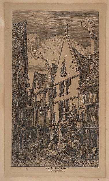 Charles Meryon, Rue des Toiles, Bourges