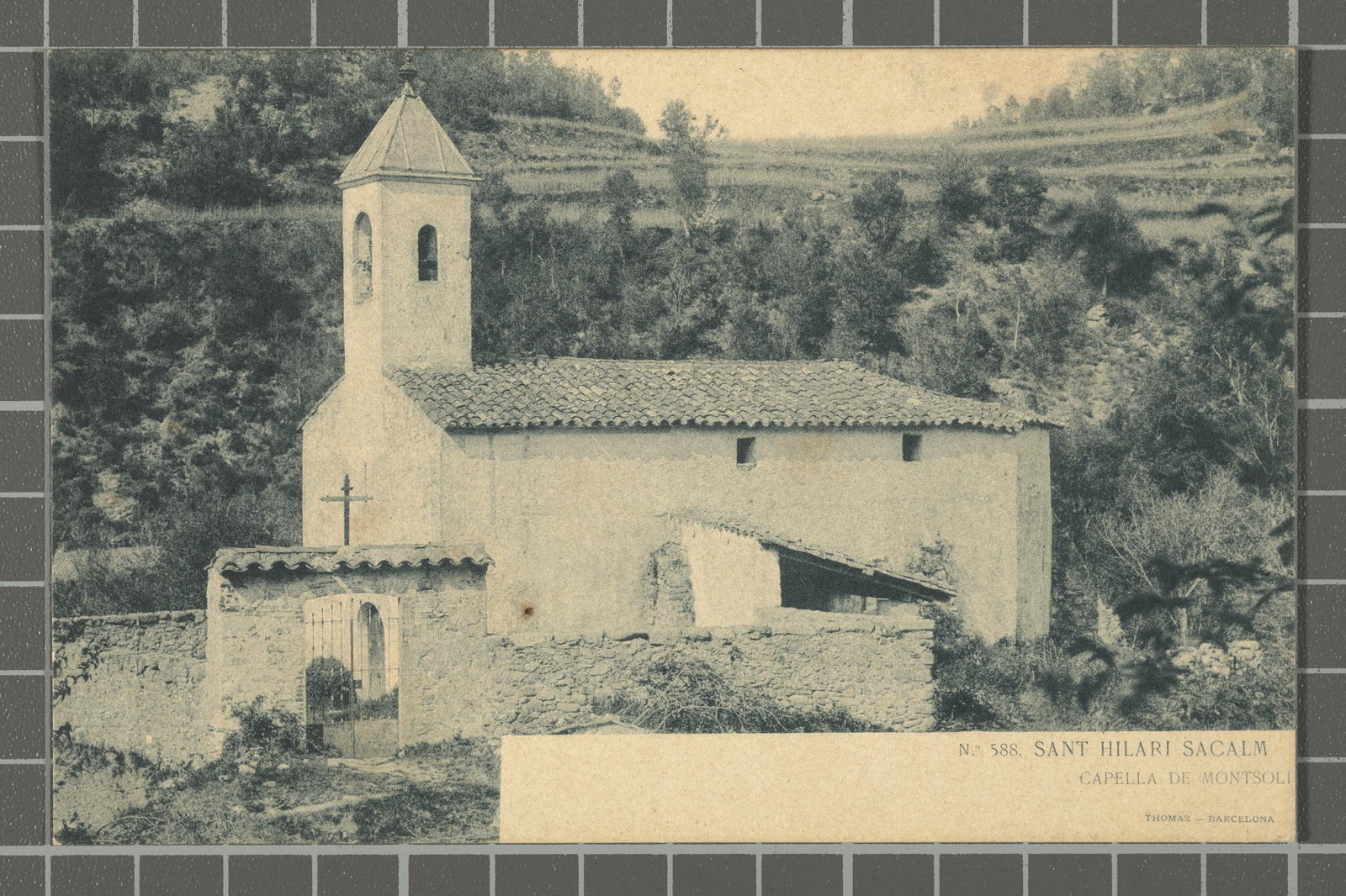 Desconegut, No. 588. Sant Hilari Sacalm. Chapel of Montsolí