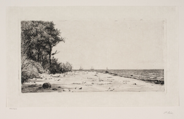 Carl Bloch, Fra Sjællands nordkyst. Hornbækplantagen