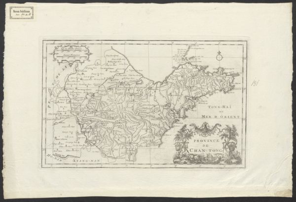 Anville, Jean Baptiste Bourguignon d', (1697-1782) (cartographer), Province de Chan-tong