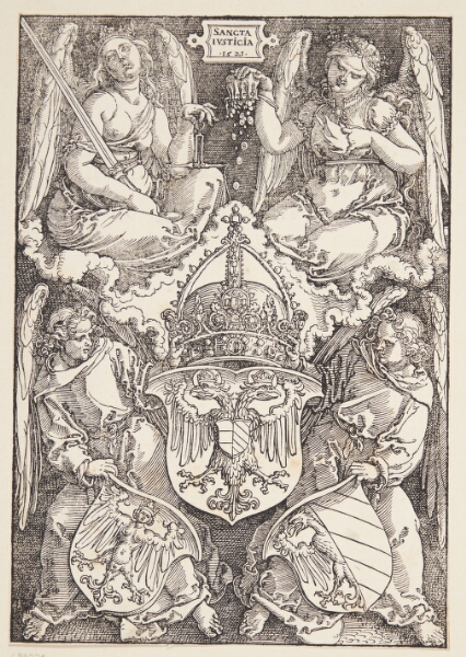 Albrecht Dürer, Allegori med kejserrigets og byen Nürnbergs våben