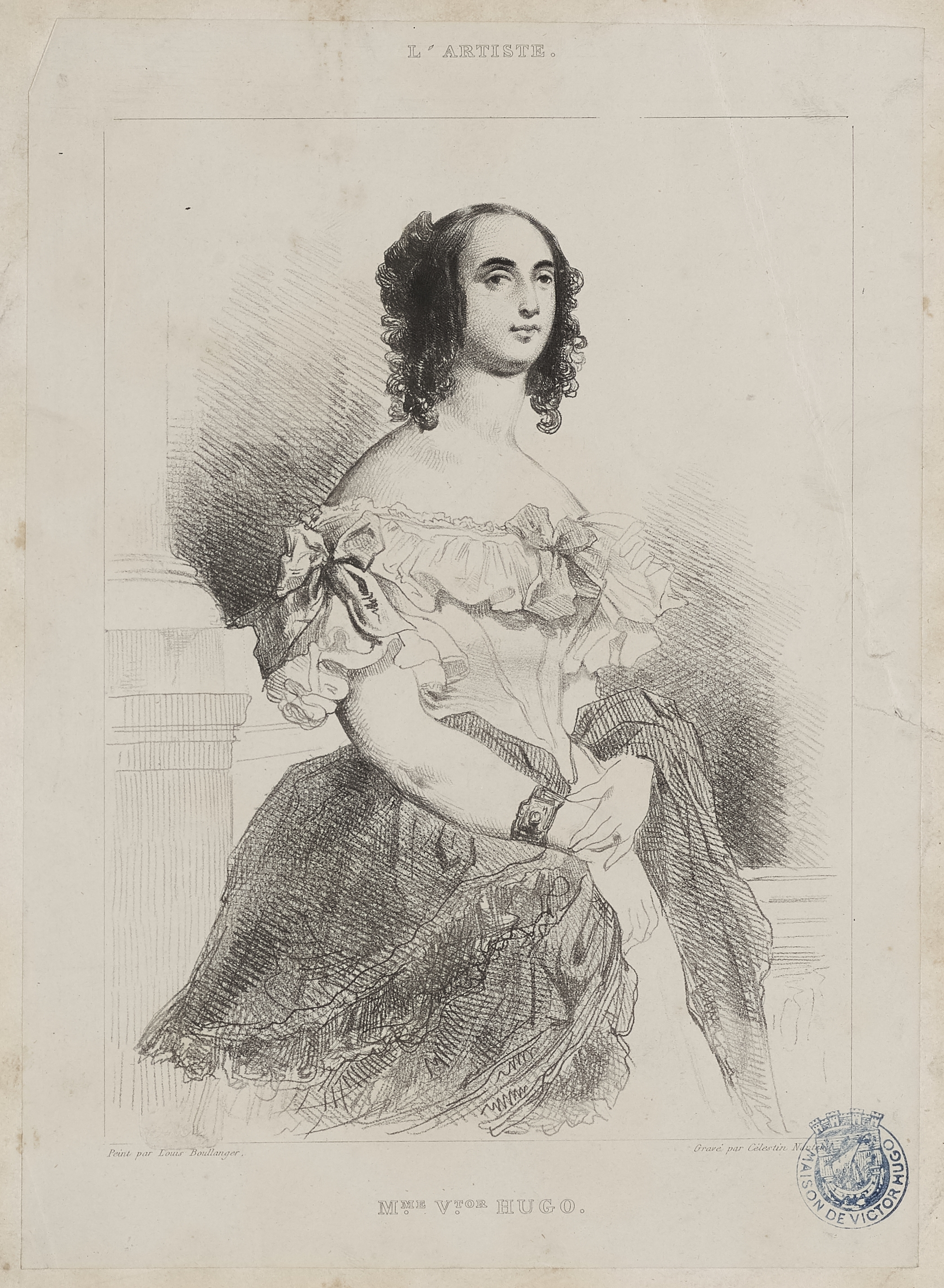 Célestin Nanteuil, Mme Vtor Hugo
