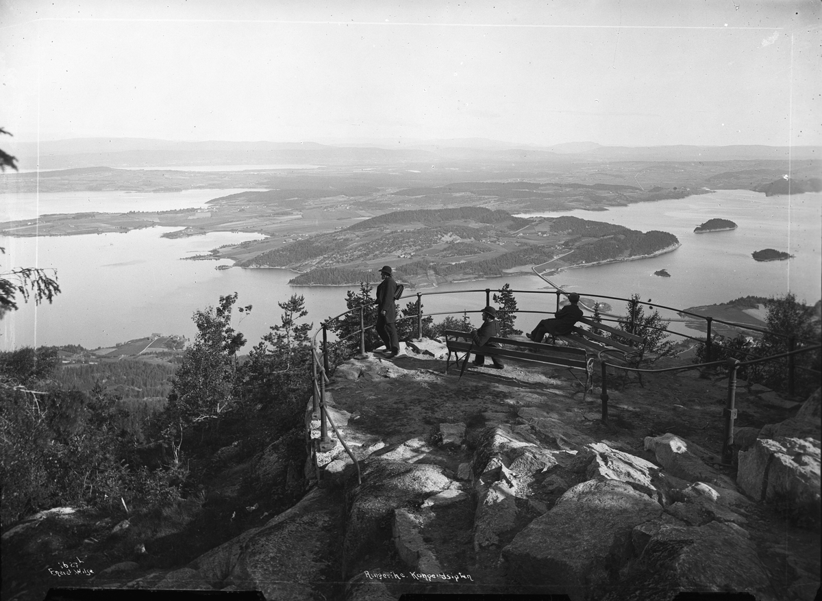 Axel Lindahl, Prot: Fra Kongens udsigt Ringerike Neg: Ringerike Kongeudsigten