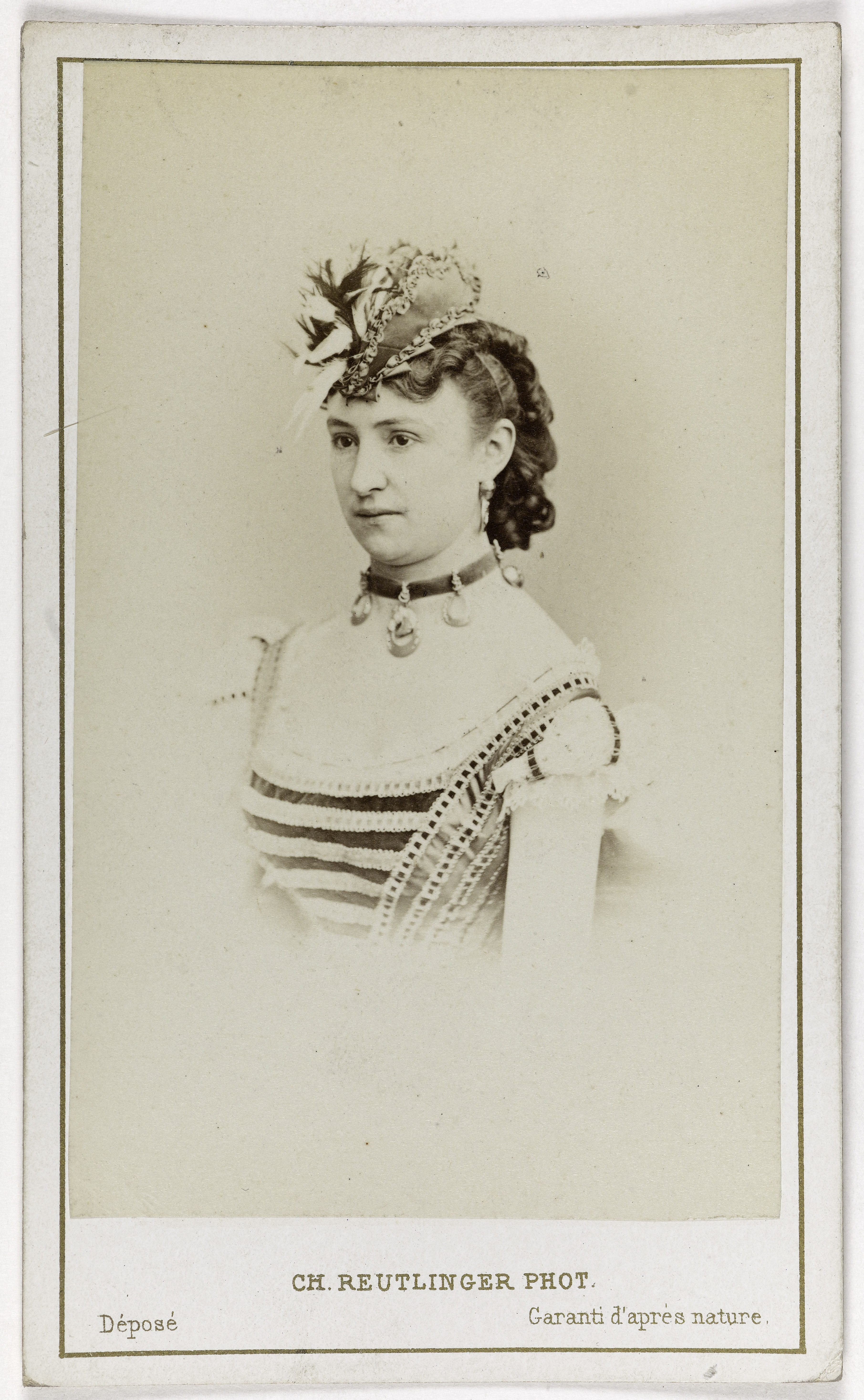 Charles Reutlinger, Portrait de Méralda, actrice.