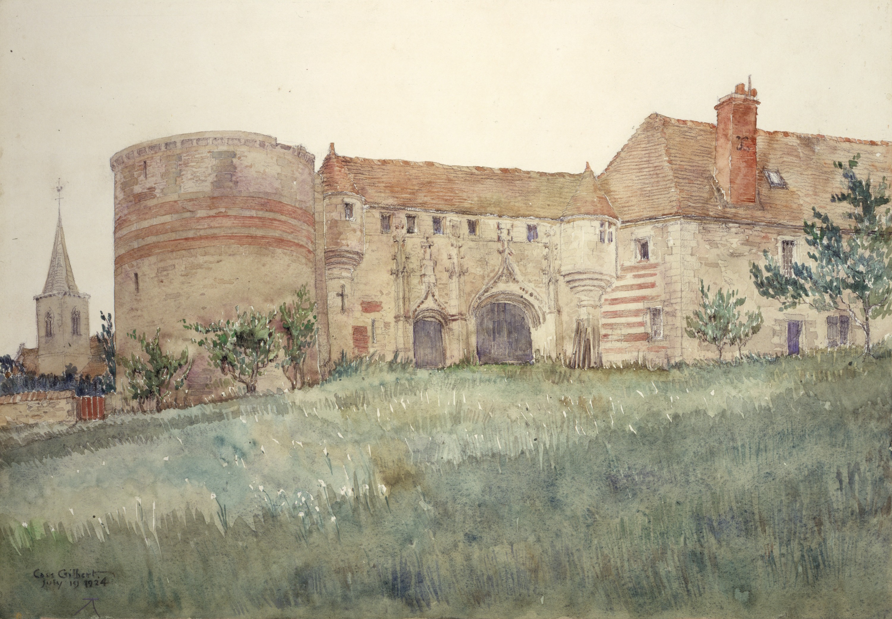 Cass Gilbert, Chateau de l'Houblouniere