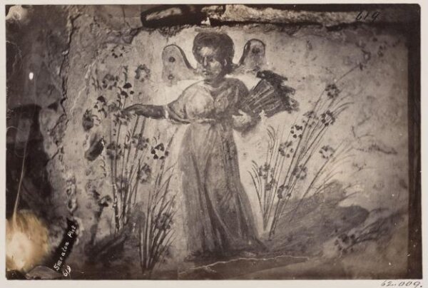 Parker, John Henry, Catacomb of S. Domitilla - Painting of Spring, c. A.D. 250(?), or 523(?), in a Cubiculum