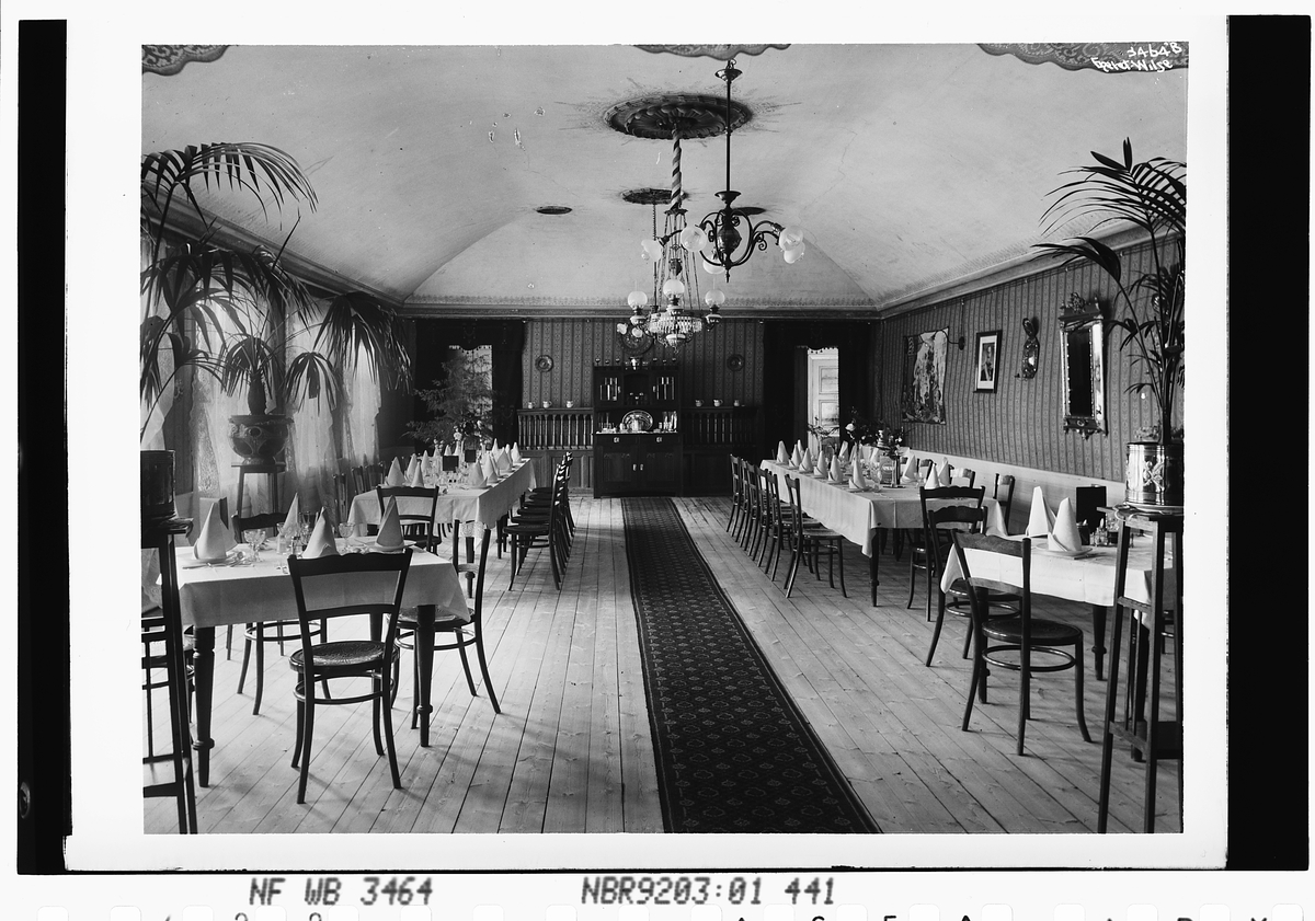 Anders Beer Wilse, Prot: Victoria Hotel Spisesal