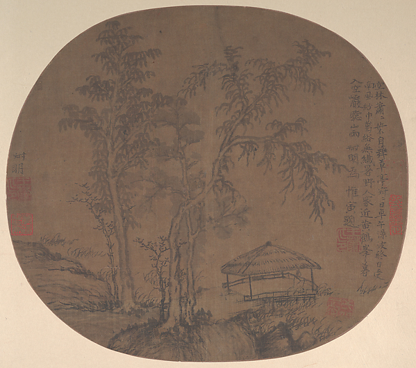 Wang Meng, Sparse trees and pavilion