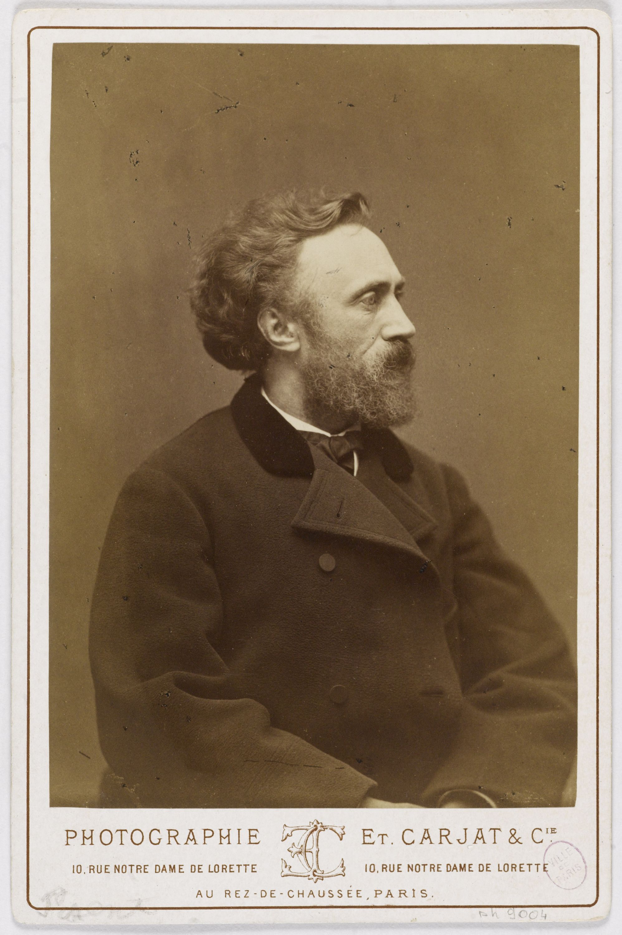 Carjat & Cie, Portrait d'Ulysse Parent, dessinateur et homme politique