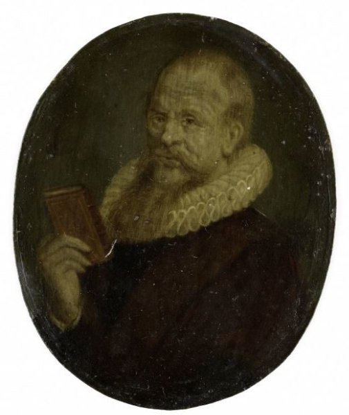 Arnoud van Halen, Portrait of Theodorus Schrevelius, Rector of the Latin School in Leiden