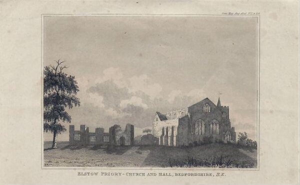 Thomas Hearne, Priory church, Elstow, Bedfordshire