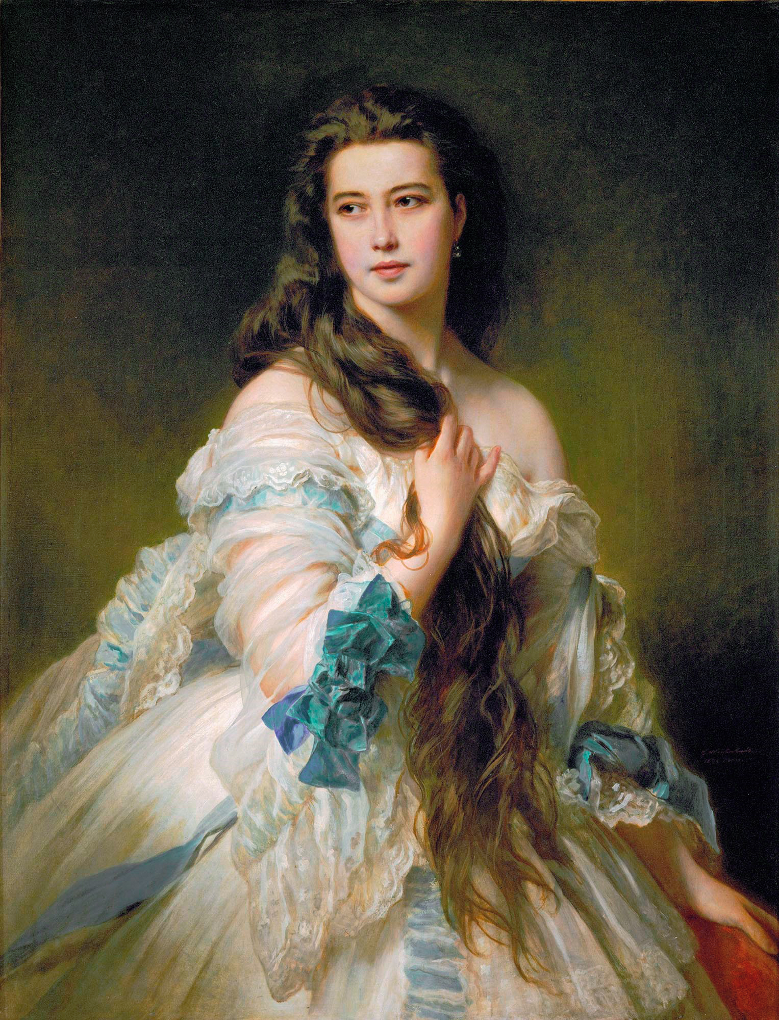 Franz Xaver Winterhalter, Portrait of Barbara Dmitrievna Mergassov Rimsky-Korsakova