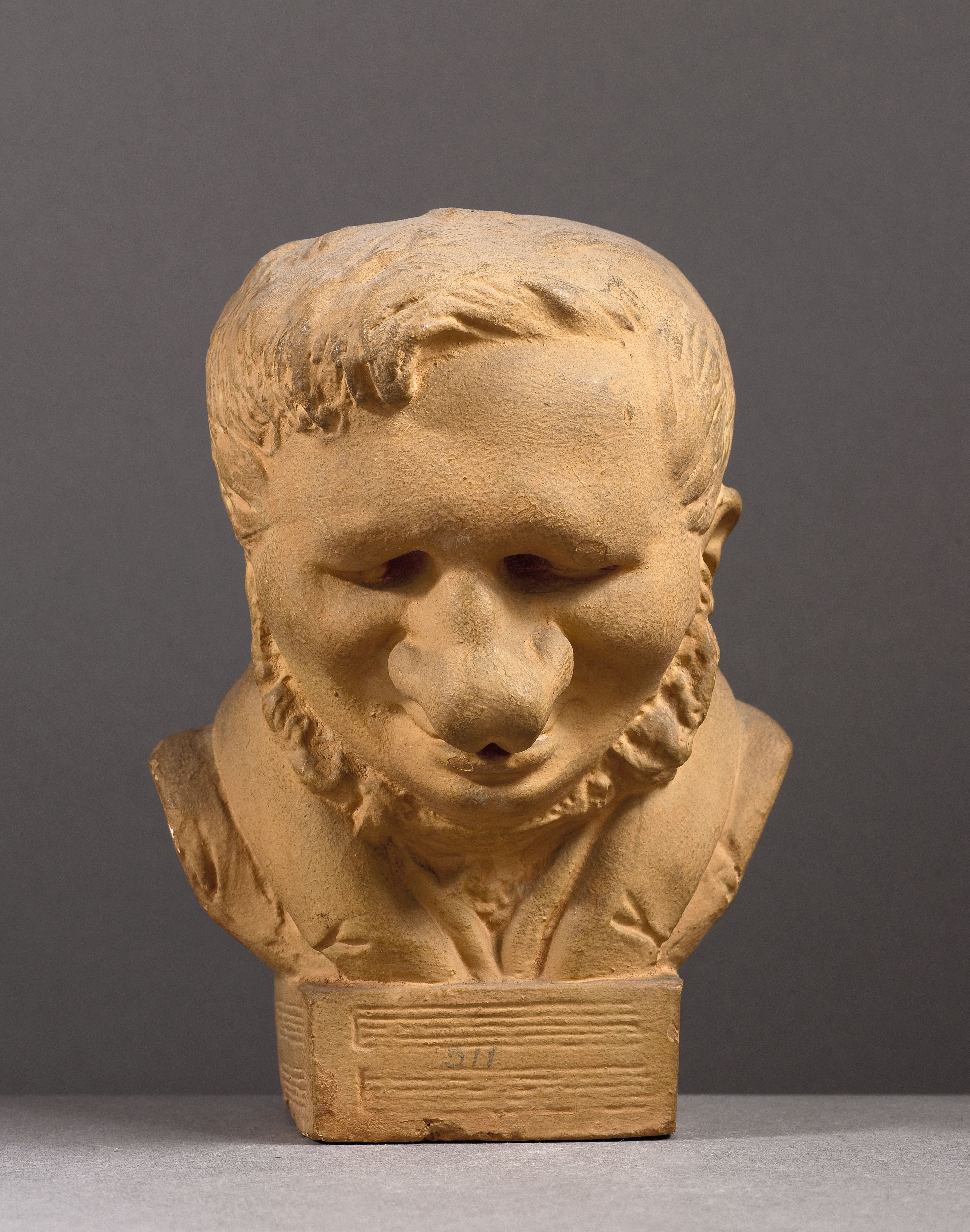 Jean Pierre Dantan, Portrait-charge de Casimir Gide (1804-1868), compositeur