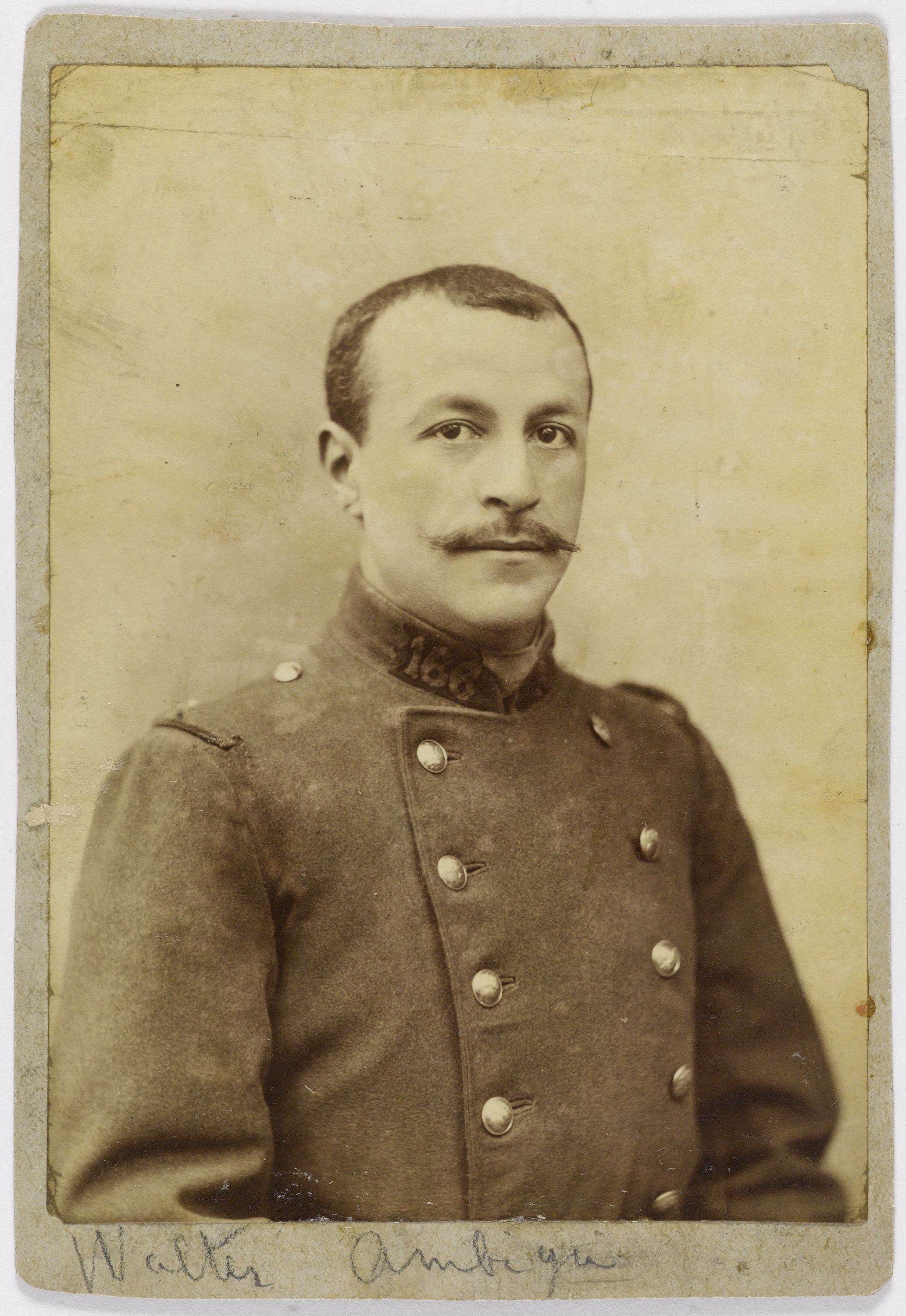 Anonyme, Portrait de Walter Ambigu