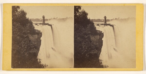 Edward and Henry T. Anthony & Co., Terrapin Tower and Horse Shoe Fall, from the Canada side.