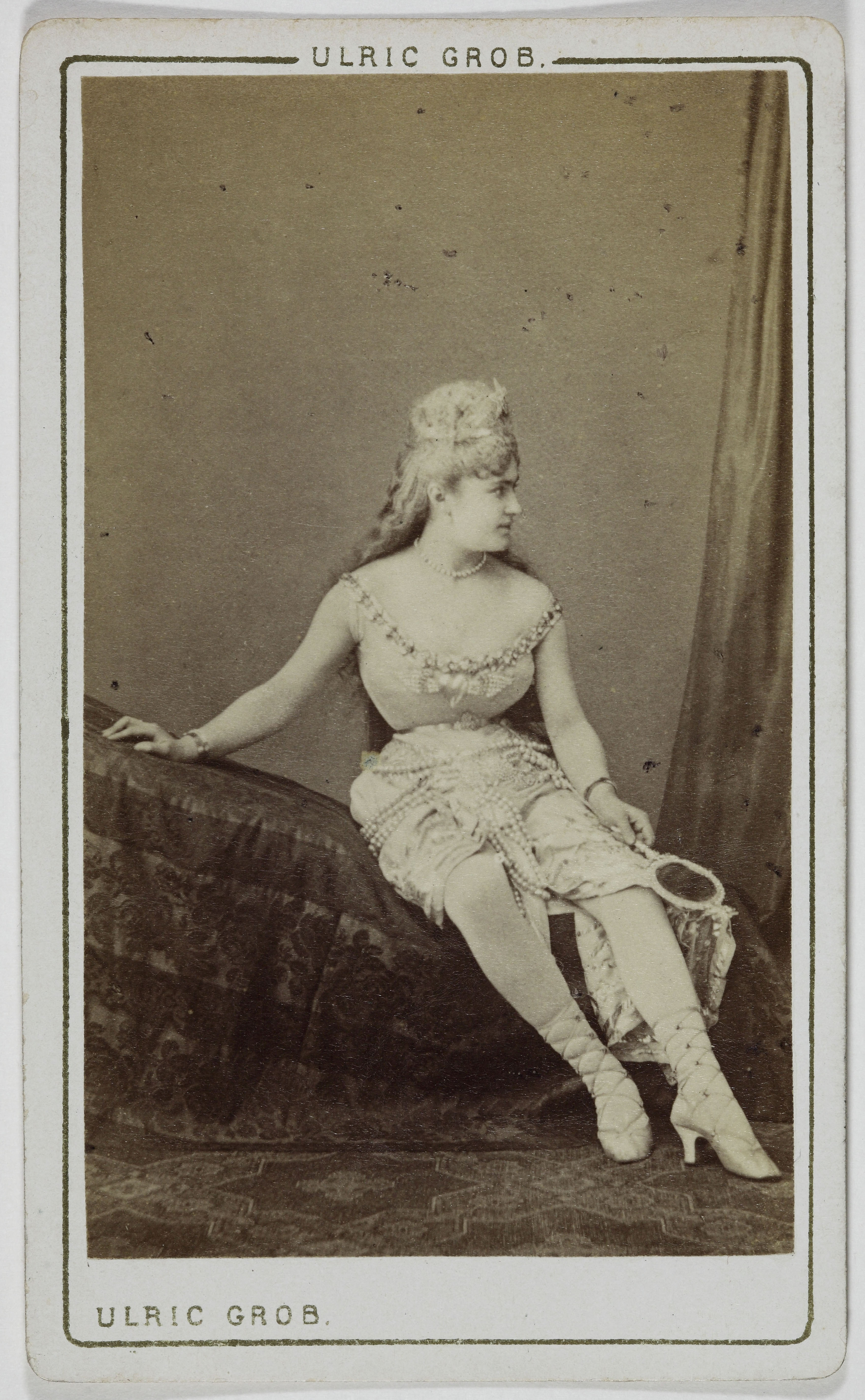 Ulric Grob, Portrait d'Angèle, (actrice)
