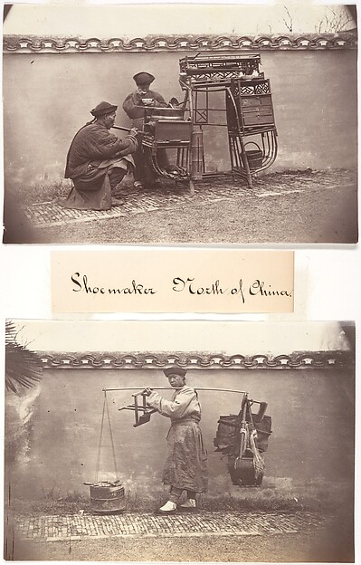 John Thomson, Shoemaker North of China; Wandering Restaurant North of China