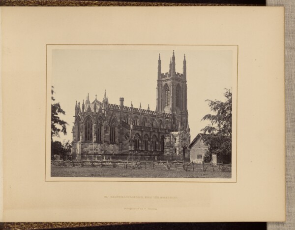 Francis Bedford, Hampton-Lucy Church, from the north-east