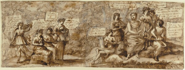Claude Lorrain, Apollo and the Muses