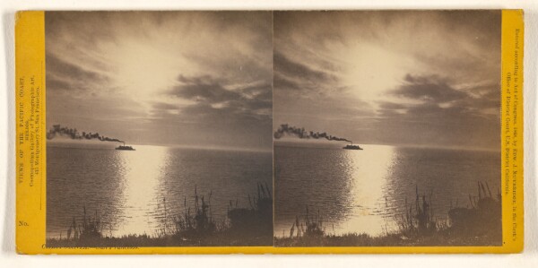 Eadweard J. Muybridge, California. - San Francisco. [View of the Pacific Coast]