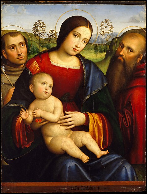 Francesco Francia, Madonna and Child with Saints Francis and Jerome