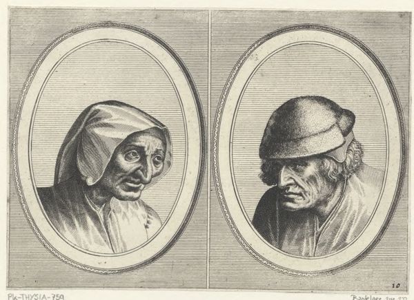 Doetechum, Johannes of Lucas van, (printmaker), Verdorde Nel and Jan Afterlam