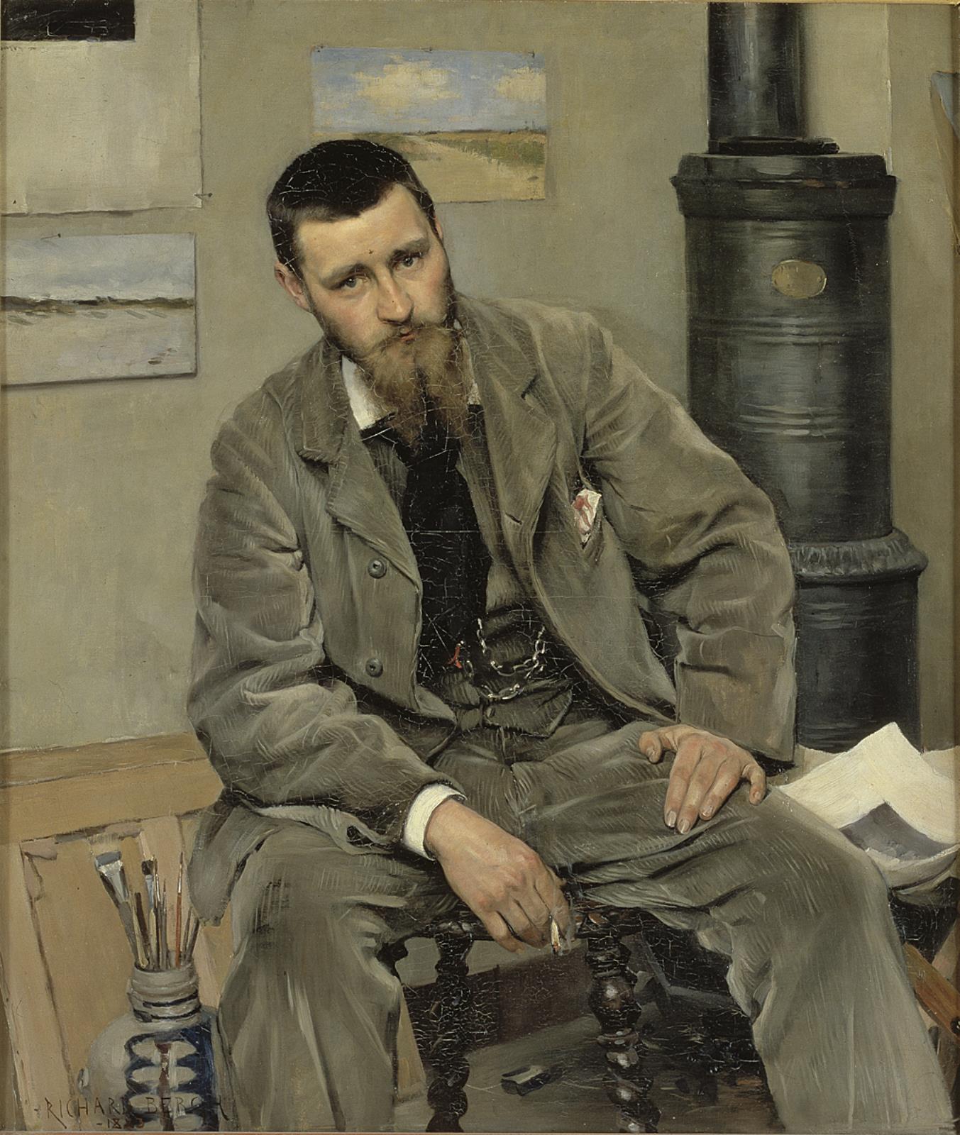Richard Bergh, Portræt af maleren Nils Kreuger