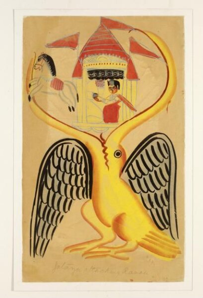 Unknown, Jatayu, Ravana and Sita
